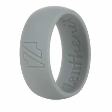 ZentheniX Grey Silicone Ring subtle everyday wear